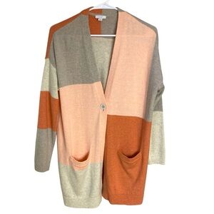 J.Jill Pure Jill Women's Colorblock Cardigan Size Small Petite